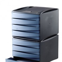 Fellowes 0019201. Módulo con 4 cajones Green2Desk Azul