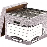 Fellowes 00810-FFEU. Contenedor de archivos gris