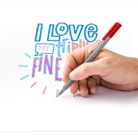 STAEDTLER 334 SB10. Estuche 10 rotuladores Triplus Fineliner 0.3 mm. Colores surtidos