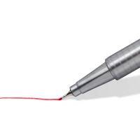 STAEDTLER 334 SB10. Estuche 10 rotuladores Triplus Fineliner 0.3 mm. Colores surtidos