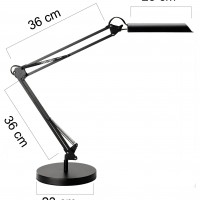 Unilux 400093838. Lámpara LED de escritorio SWINGO color negro