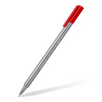 STAEDTLER 334 SB10. Estuche 10 rotuladores Triplus Fineliner 0.3 mm. Colores surtidos